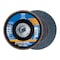 Pferd 5" x 5/8-11 Thd. POLIFAN Flap Disc - Z PSF EXTRA STEELOX, Zirconia, 40 Grit, Conical 60661 - alternate 1
